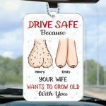 You Are My Favorite Adventure - Couple Personalized Custom Car Ornament - Acrylic Custom Shaped - Gift For Husband Wife, Anniversary