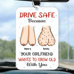 You Are My Favorite Adventure - Couple Personalized Custom Car Ornament - Acrylic Custom Shaped - Gift For Husband Wife, Anniversary