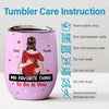 Never A Dull Moment With You - Couple Personalized Custom Wine Tumbler - Gift For Husband Wife, Anniversary