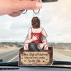 Be Mindful On The Road, You’re My Everything - Couple Personalized Custom Car Ornament - Acrylic Custom Shaped - Gift For Husband Wife, Anniversary
