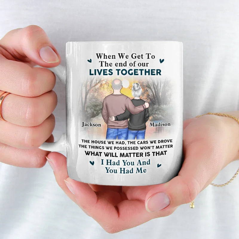 Every Sunset Is Sweeter With You - Couple Personalized Custom Mug - Gift For Husband Wife, Anniversary