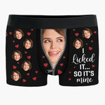 Custom Photo Some People Are Worth Melting For - Couple Personalized Custom Boxer Briefs, Men's Boxers - Gift For Husband Wife, Anniversary