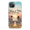 When It’s You And Me, Nothing Else Matters - Couple Personalized Custom Clear Phone Case - Gift For Husband Wife, Anniversary