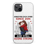 Destiny Made Us A Couple But Love Made Us Forever Together - Couple Personalized Custom Clear Phone Case - Gift For Husband Wife, Anniversary