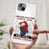 Destiny Made Us A Couple But Love Made Us Forever Together - Couple Personalized Custom Clear Phone Case - Gift For Husband Wife, Anniversary
