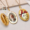 Custom Photo I'm Always With You - Memorial Personalized Custom Locket Necklace - Sympathy Gift For Family Members