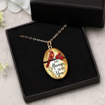 Custom Photo I'm Always With You - Memorial Personalized Custom Locket Necklace - Sympathy Gift For Family Members