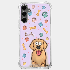 All You Need Is Love And A Dog - Dog & Cat Personalized Custom 3D Inflated Effect Printed Clear Phone Case - Gift For Pet Owners, Pet Lovers