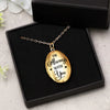 In Our Hearts, You’ll Live Forever - Memorial Personalized Custom Locket Necklace - Sympathy Gift For Family Members