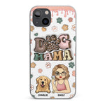 Dog Mom For Life - Dog & Cat Personalized Custom 3D Inflated Effect Printed Clear Phone Case - Gift For Dog Moms, Dog Lovers