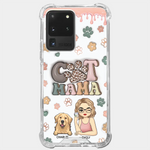 Dog Mom For Life - Dog & Cat Personalized Custom 3D Inflated Effect Printed Clear Phone Case - Gift For Dog Moms, Dog Lovers