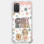 Dog Mom For Life - Dog & Cat Personalized Custom 3D Inflated Effect Printed Clear Phone Case - Gift For Dog Moms, Dog Lovers