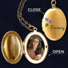 Custom Photo Friends Are Like Flowers - Bestie Personalized Custom Locket Necklace - Gift For Best Friends, BFF, Sisters