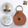Custom Photo A Beautiful Soul, Forever Cherished - Memorial Personalized Custom Pocket Hug - Sympathy Gift For Family Members
