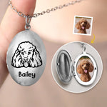 Custom Photo You're Always On My Mind - Memorial Personalized Custom Locket Necklace - Sympathy Gift For Pet Owners, Pet Lovers