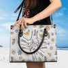 Grandma’s Touch Is A Hug For The Soul - Family Personalized Custom 3D Inflated Effect Printed Leather Handbag - Gift For Mom, Grandma