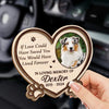 Custom Photo No Longer By My Side But Forever In My Heart - Memorial Personalized Custom Car Visor Clip - Sympathy Gift For Pet Owners, Pet Lovers