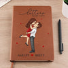 Letters To My Husband - Couple Personalized Custom Leather Journal - Gift For Husband Wife, Anniversary