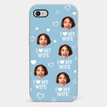 Custom Photo Owner Of My Heart - Couple Personalized Custom Clear Phone Case - Gift For Husband Wife, Anniversary