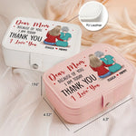 Thank You For Simply Being There Every Time - Family Personalized Custom Jewelry Case - Gift For Mom, Daughter