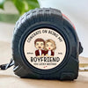 Congrats On Being My Husband - Couple Personalized Custom Tape Measure - Gift For Husband Wife, Anniversary