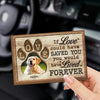 Custom Photo Your Paws Left Tracks On My Heart - Memorial Personalized Custom Car Visor Clip - Sympathy Gift For Pet Owners, Pet Lovers