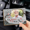 Custom Photo We're Always With You - Memorial Personalized Custom Car Visor Clip - Sympathy Gift For Family Members