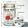 Mom, You Are My Everything - Family Personalized Custom Mason Jar Light - Gift For Mom, Daughter