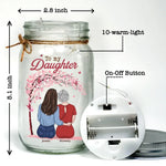 Always Remember I'm Here - Family Personalized Custom Mason Jar Light - Gift For Mom, Daughter