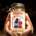 Always Remember I'm Here - Family Personalized Custom Mason Jar Light - Gift For Mom, Daughter