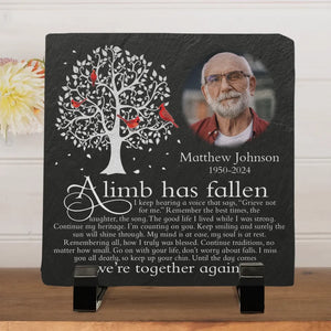 Photo personnalisée : souvenez-vous des meilleurs moments - Pierre commémorative carrée personnalisée - Cadeau de condoléances pour les membres de la famille