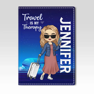 Travaillez, voyagez, économisez, recommencez ! Étui de passeport personnalisé, porte-passeport, cadeau de vacances, cadeau pour les amateurs de voyages d'aventure