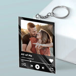 Custom Photo Give Me Your Forever - Couple Personalized Custom Shaped Acrylic Keychain - Gift For Husband, Wife, Couple