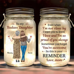 You Are My Greatest Treasure, And I’m Endlessly Proud Of You - Family Personalized Custom Mason Jar Light - Gift For Mom, Daughter
