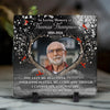 Custom Photo You Will Always Be With Us In Spirit - Memorial Personalized Custom Square Shaped Memorial Stone - Sympathy Gift For Family Members