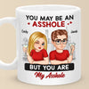 Home Is Wherever I'm With You - Couple Personalized Custom Mug - Gift For Husband Wife, Anniversary