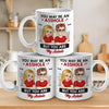 Home Is Wherever I'm With You - Couple Personalized Custom Mug - Gift For Husband Wife, Anniversary