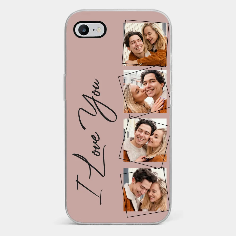 Custom Photo I Love You So Much - Couple Personalized Custom Clear Phone Case - Gift For Husband Wife, Anniversary