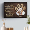 Custom Photo You Were My Favorite Hello And My Hardest Goodbye - Memorial Personalized Custom Horizontal Canvas - Sympathy Gift For Family Members
