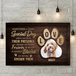 Custom Photo You Were My Favorite Hello And My Hardest Goodbye - Memorial Personalized Custom Horizontal Canvas - Sympathy Gift For Family Members