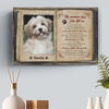 Custom Photo Remembering You Is Easy - Memorial Personalized Custom Horizontal Canvas - Sympathy Gift For Family Members