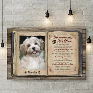 Photo personnalisée Se souvenir de vous est facile - Toile horizontale personnalisée commémorative - Cadeau de condoléances pour les membres de la famille