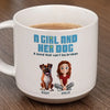 Un lien indéfectible - Mug personnalisé en céramique imprimé chien - Cadeau pour propriétaires et amoureux des animaux