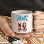 A Bond That Can't Be Broken - Dog Personalized Custom Printed Pottery Mug - Gift For Pet Owners, Pet Lovers