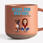A Bond That Can't Be Broken - Dog Personalized Custom Printed Pottery Mug - Gift For Pet Owners, Pet Lovers