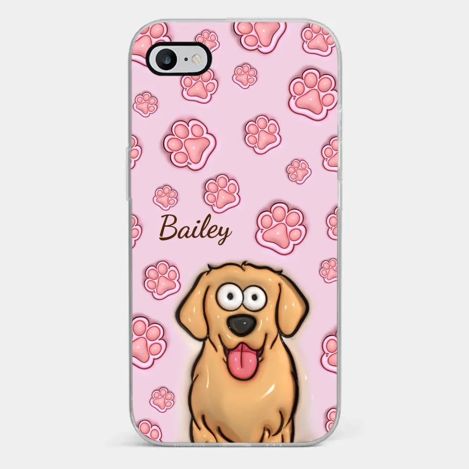 Furry Friends Are The Ultimate Healers - Dog & Cat Personalized Custom 3D Inflated Effect Printed Clear Phone Case - Gift For Pet Owners, Pet Lovers