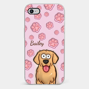 Furry Friends Are The Ultimate Healers - Dog & Cat Personalized Custom 3D Inflated Effect Printed Clear Phone Case - Gift For Pet Owners, Pet Lovers