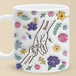 A Grandmother Always Has Time For You - Family Personalized Custom 3D Inflated Effect Printed Mug - Gift For Mom, Grandma