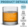 Brother, A Definition That Can’t Be Written - Family Personalized Custom Whiskey Glass - Gift For Family Members