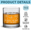 Being My Brother Is Really The Only Gift You Need - Family Personalized Custom Whiskey Glass - Gift For Family Members